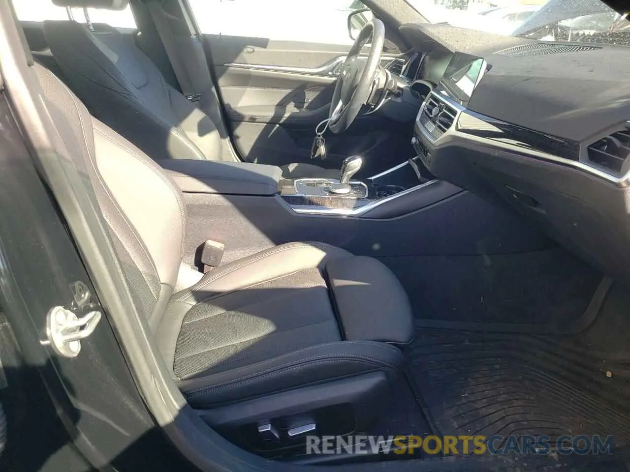 5 fotografías del automóvil dañado WBA73AV06PFN03976 BMW 4 SERIES 2023