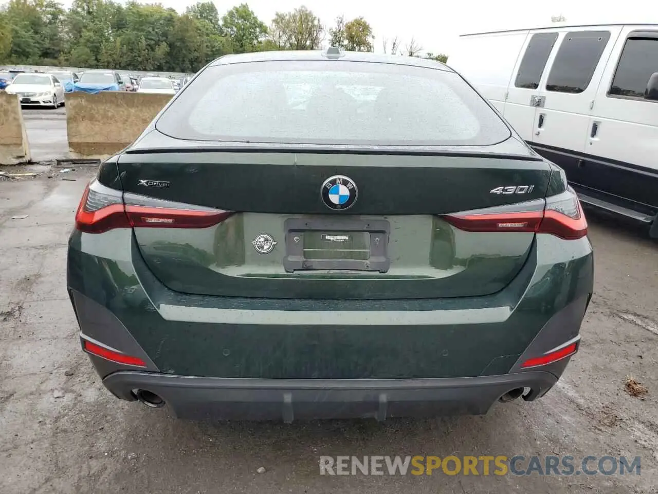 6 fotografías del automóvil dañado WBA73AV06PFP16975 BMW 4 SERIES 2023