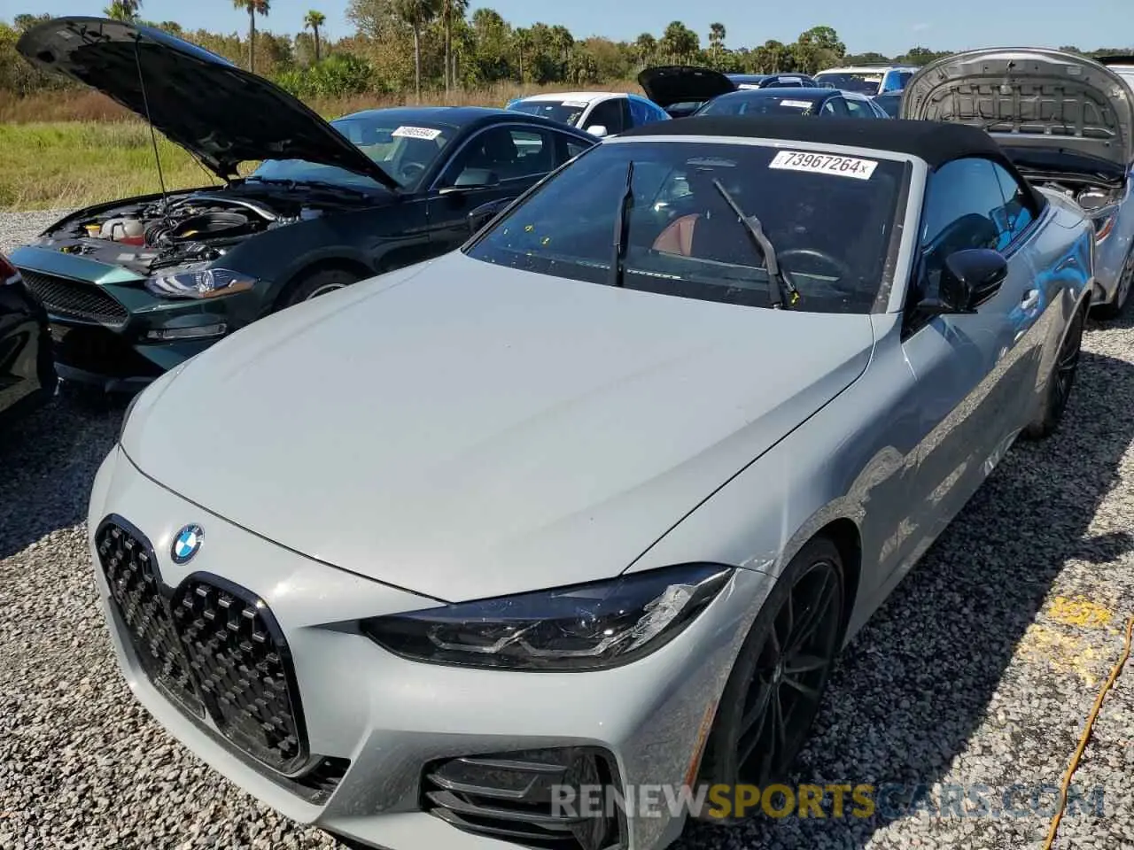 1 fotografías del automóvil dañado WBA23AT01RCN22016 BMW 4 SERIES 2024