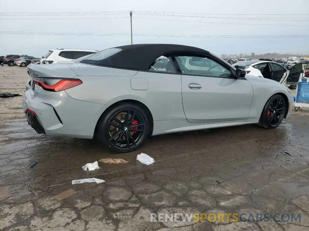 3 fotografías del automóvil dañado WBA23AT09RCP14882 BMW 4 SERIES 2024