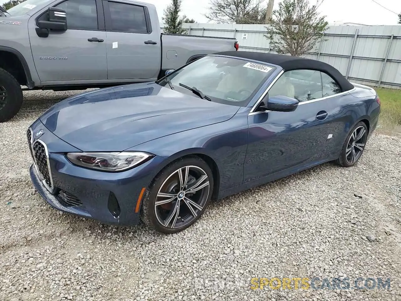 1 fotografías del automóvil dañado WBA43AT07RCR00526 BMW 4 SERIES 2024