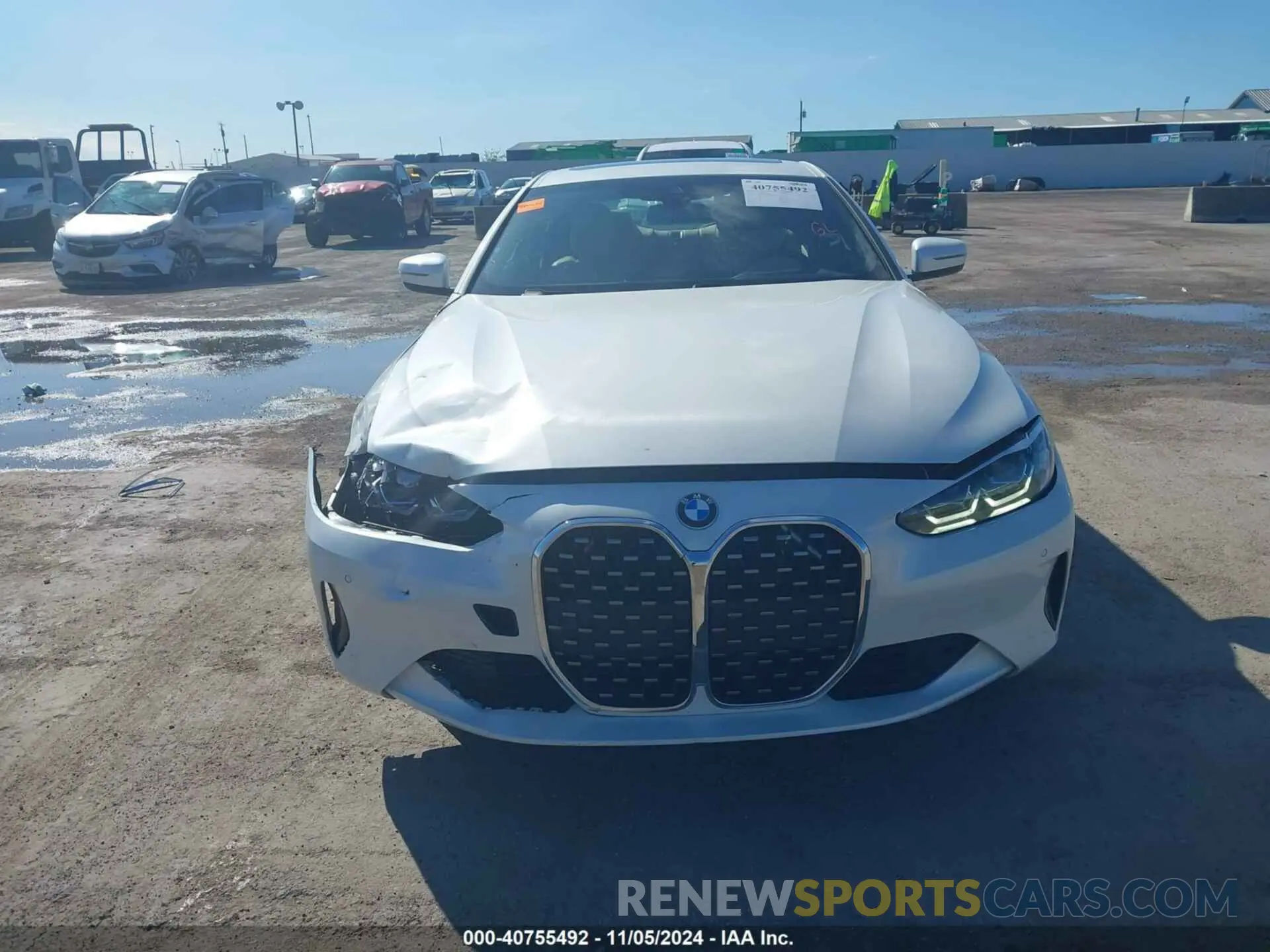 12 fotografías del automóvil dañado WBA53AP00RCN92257 BMW 4 SERIES 2024