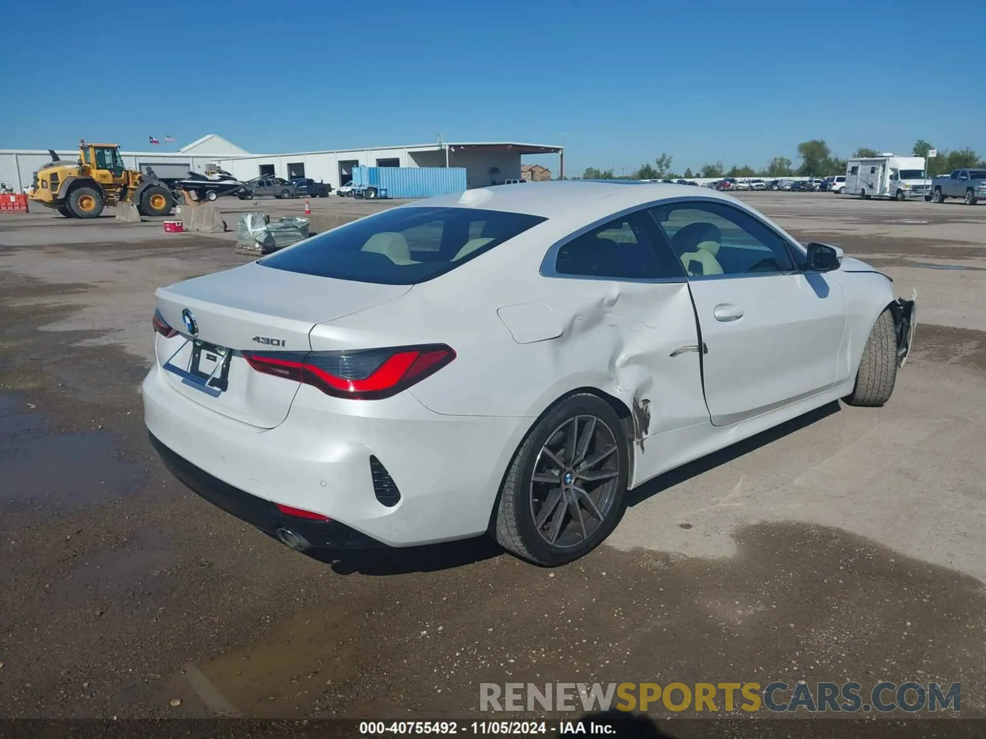 4 fotografías del automóvil dañado WBA53AP00RCN92257 BMW 4 SERIES 2024