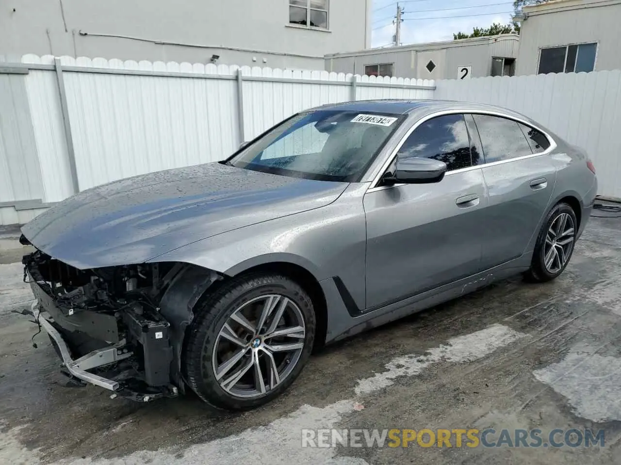 1 fotografías del automóvil dañado WBA63AV00RFR54092 BMW 4 SERIES 2024