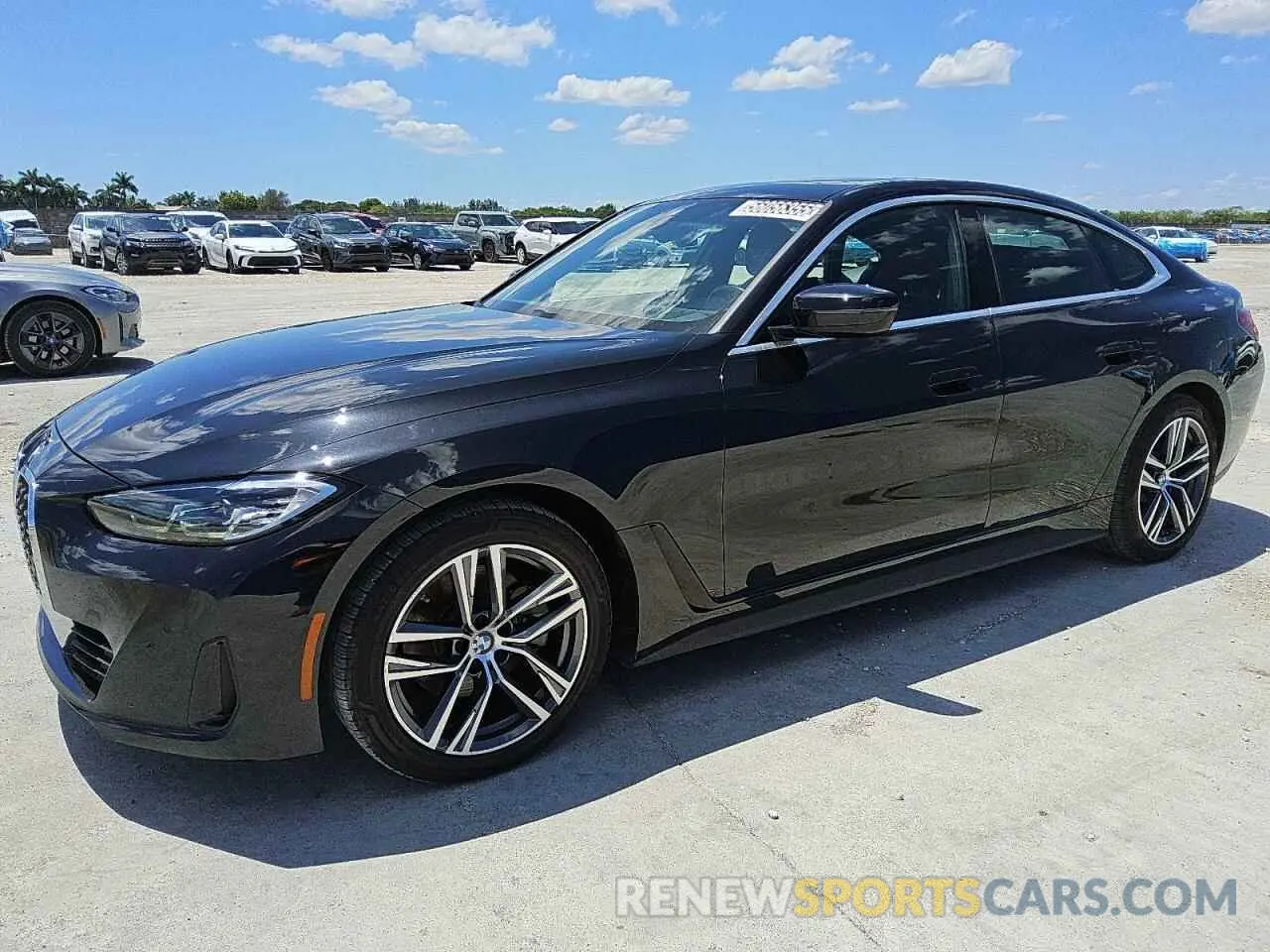 1 fotografías del automóvil dañado WBA63AV00RFT13010 BMW 4 SERIES 2024