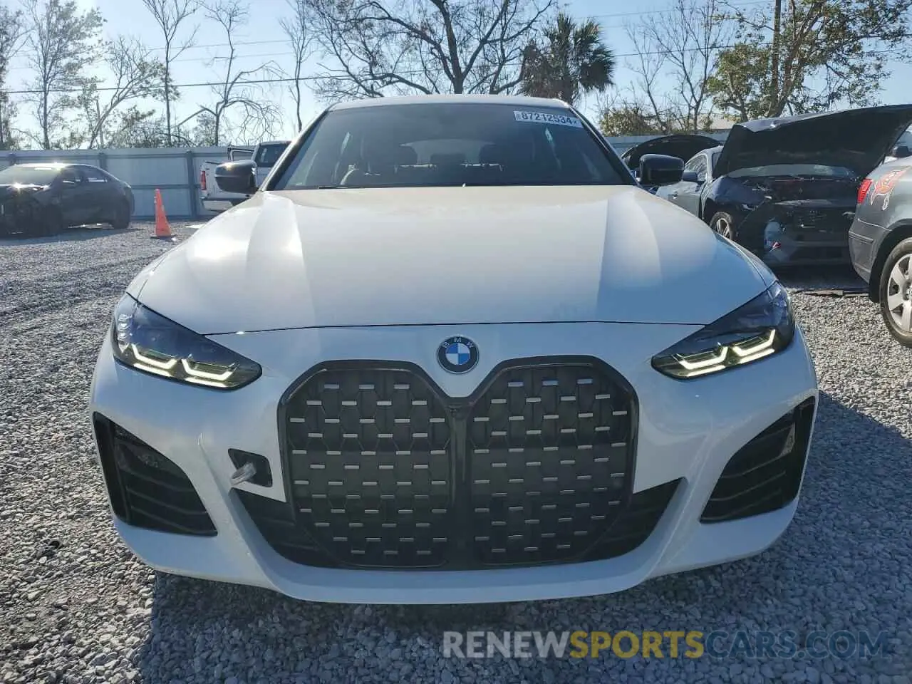 5 fotografías del automóvil dañado WBA63AV07RFR81032 BMW 4 SERIES 2024
