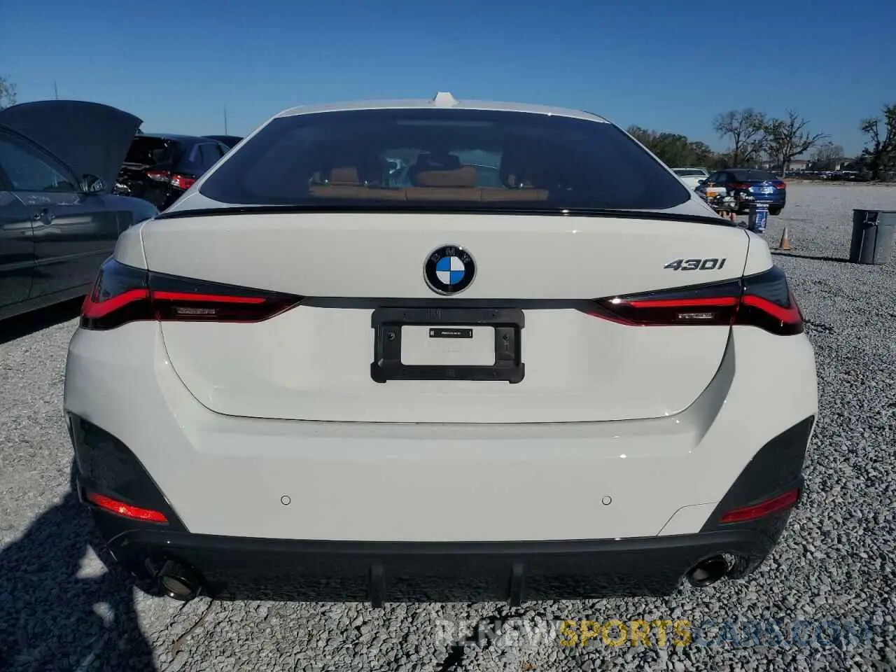 6 fotografías del automóvil dañado WBA63AV07RFR81032 BMW 4 SERIES 2024