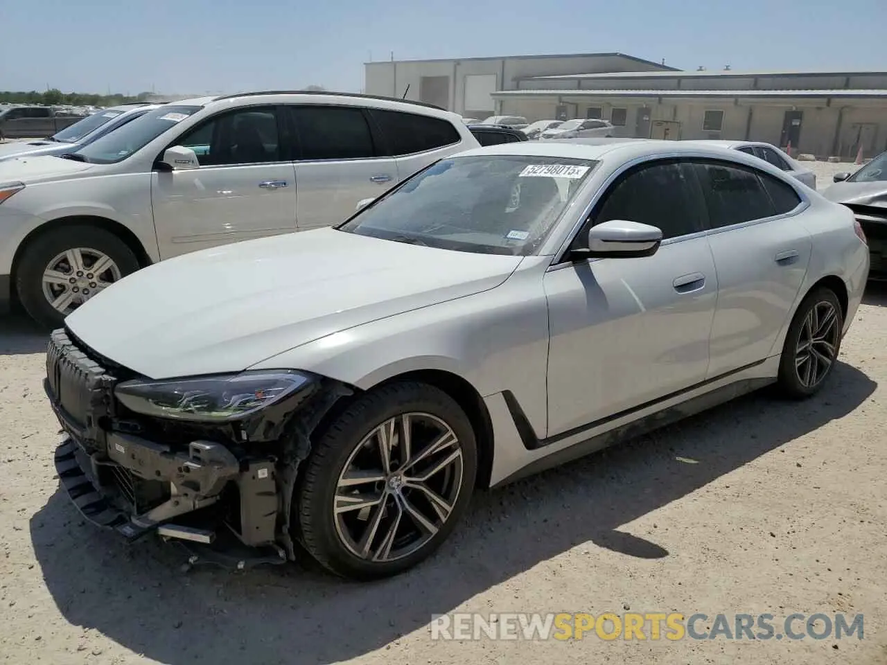 1 fotografías del automóvil dañado WBA63AV09RFR61736 BMW 4 SERIES 2024