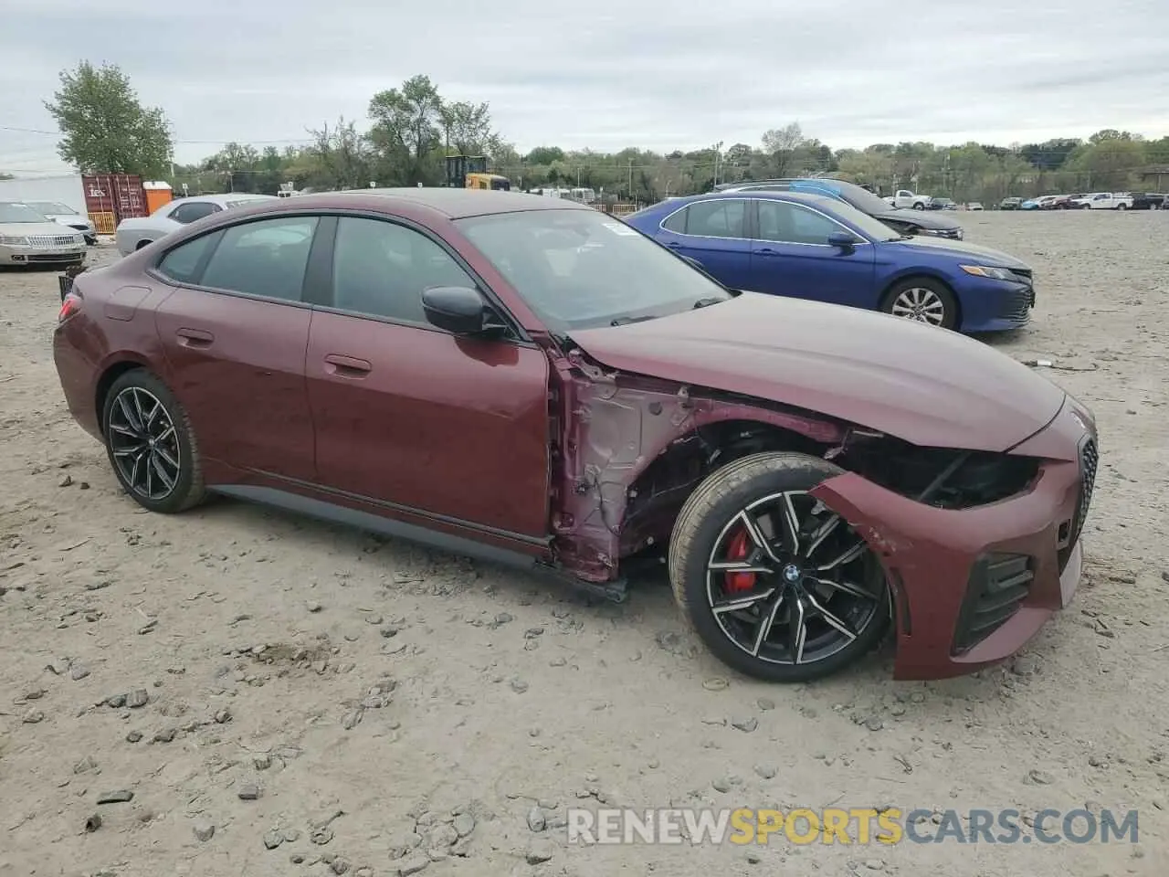 4 fotografías del automóvil dañado WBA73AV07RFR97042 BMW 4 SERIES 2024