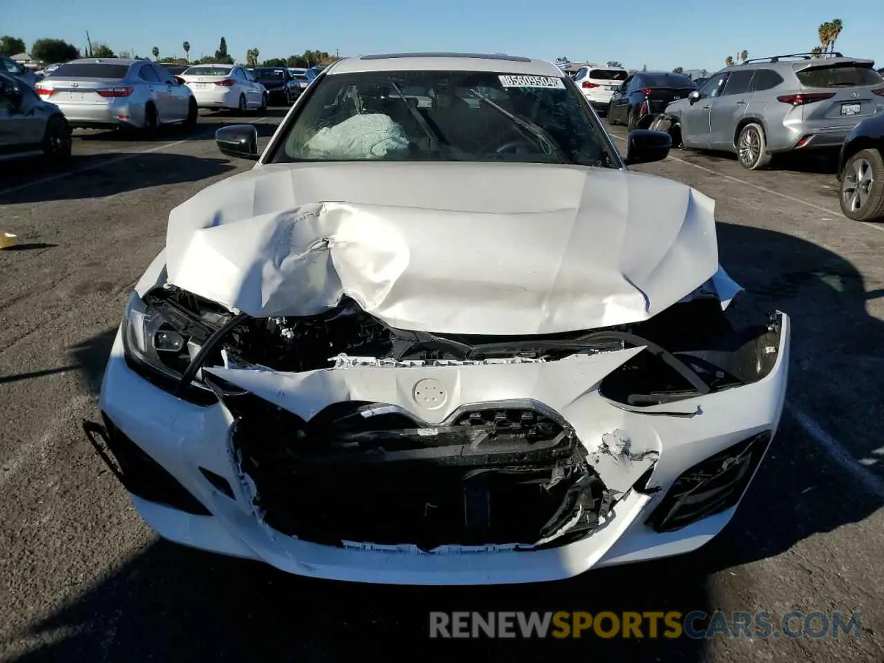 5 fotografías del automóvil dañado WBA23FB04SFT96477 BMW 4 SERIES 2025