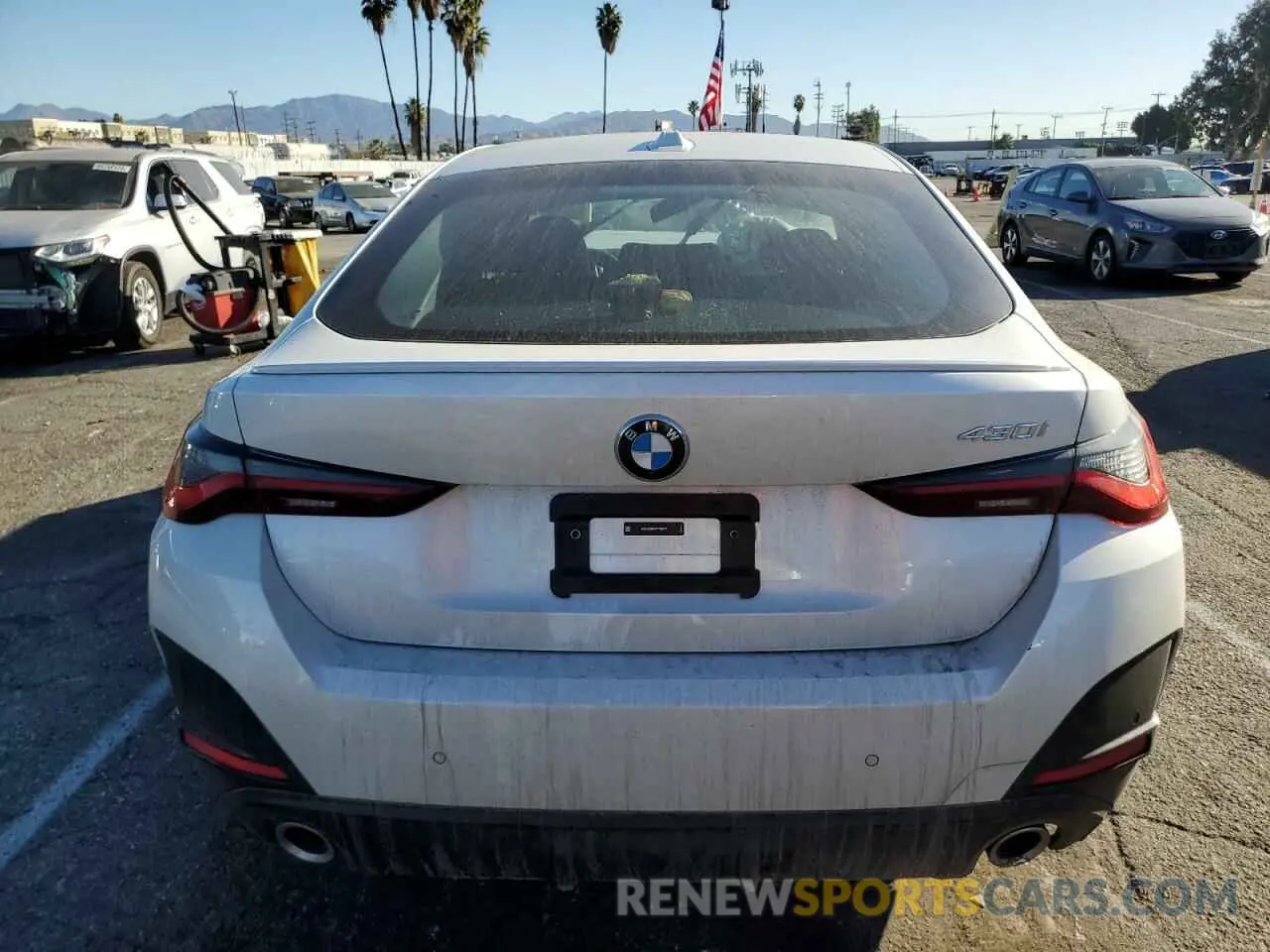 6 fotografías del automóvil dañado WBA23FB04SFT96477 BMW 4 SERIES 2025
