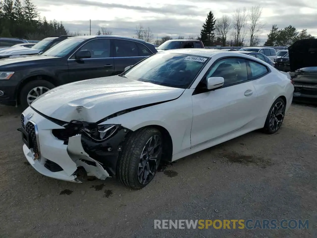 1 fotografías del automóvil dañado WBA63DA00SCS77334 BMW 4 SERIES 2025