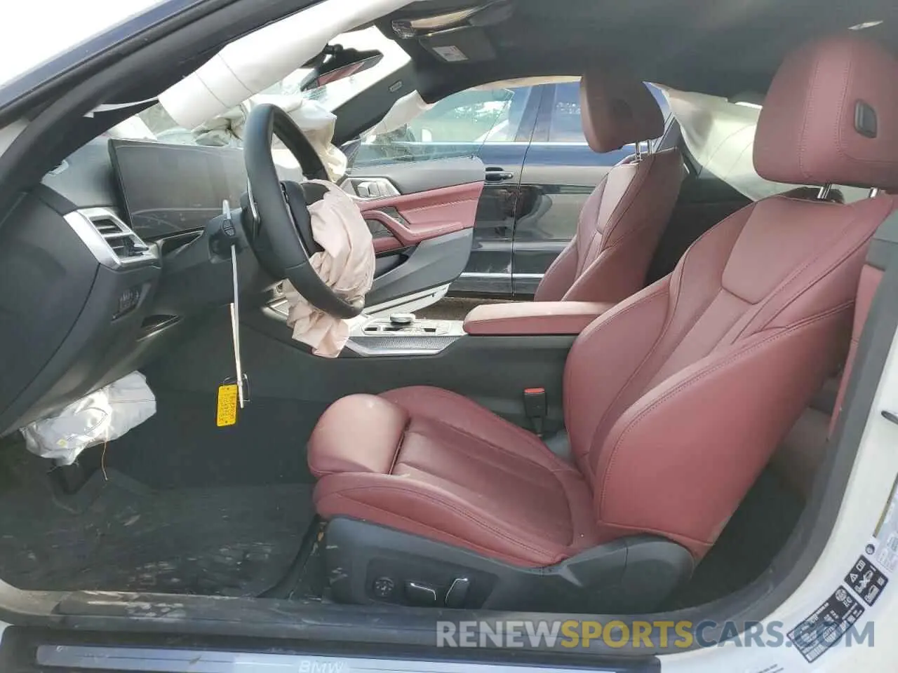 7 fotografías del automóvil dañado WBA63DA00SCS77334 BMW 4 SERIES 2025