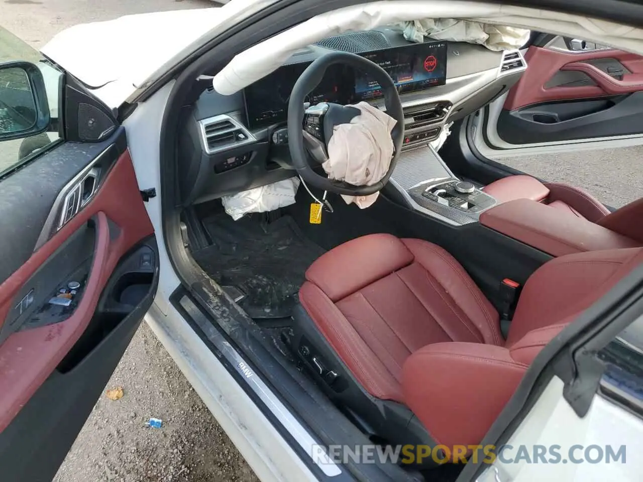 8 fotografías del automóvil dañado WBA63DA00SCS77334 BMW 4 SERIES 2025