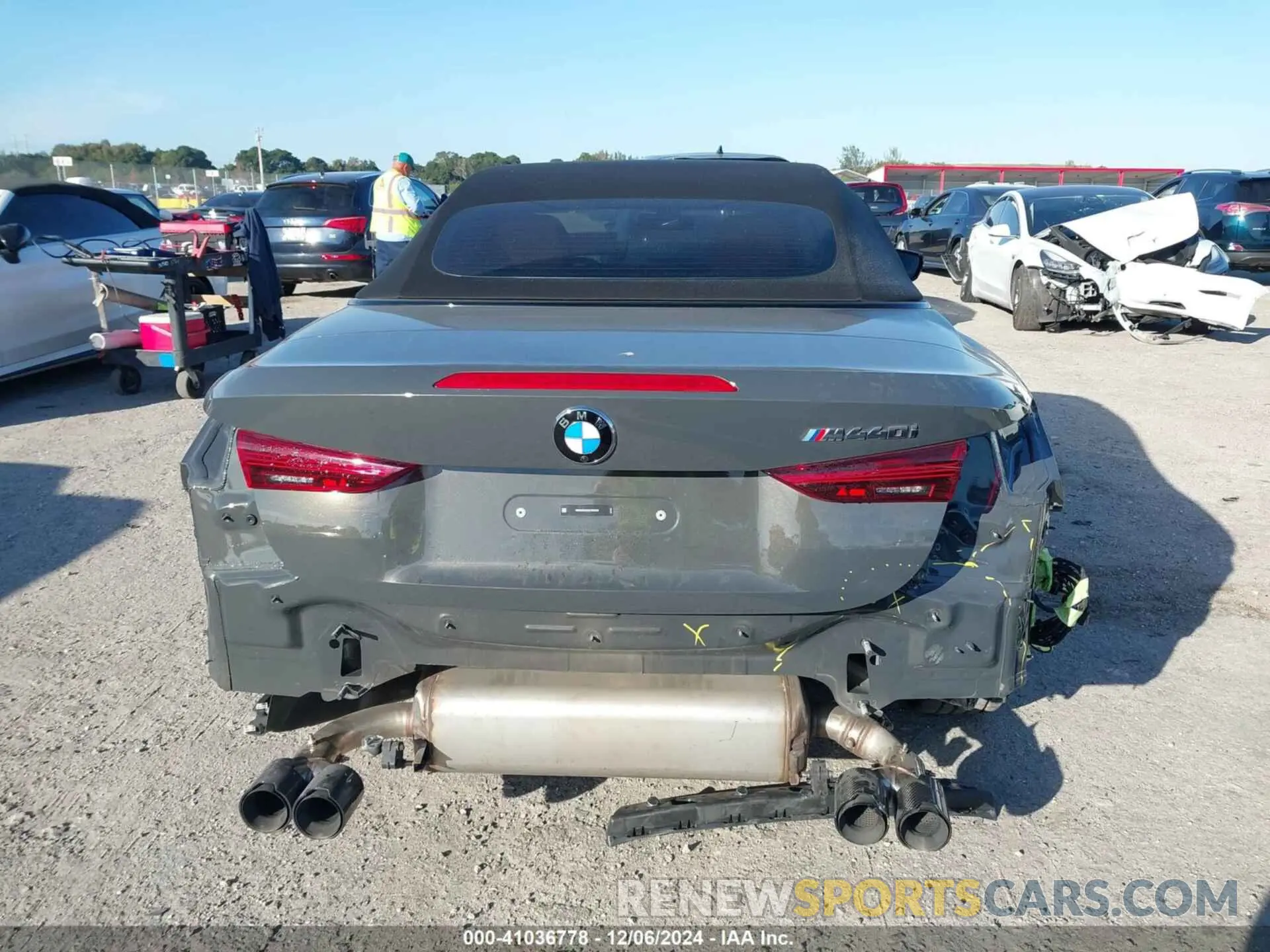 6 fotografías del automóvil dañado WBA63DB03SCT63378 BMW 4 SERIES 2025