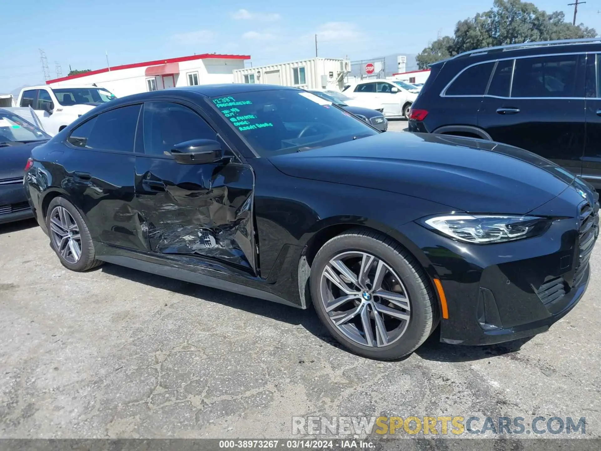 1 fotografías del automóvil dañado WBA63AV00RFR33372 BMW 4 SERIES GRAN COUPE 2024