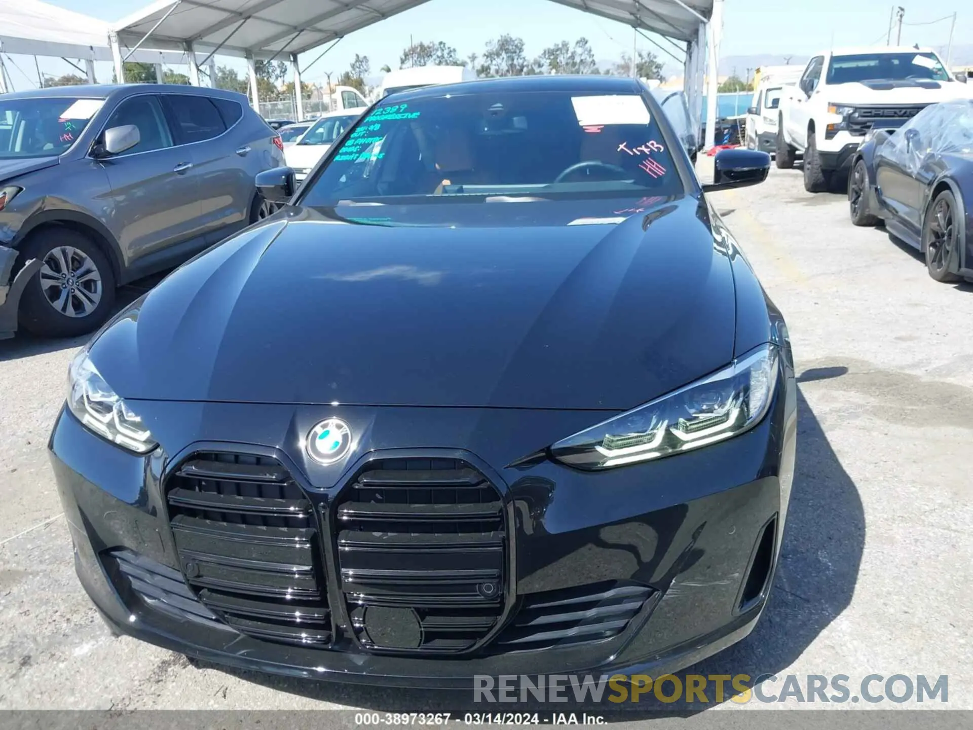 12 fotografías del automóvil dañado WBA63AV00RFR33372 BMW 4 SERIES GRAN COUPE 2024