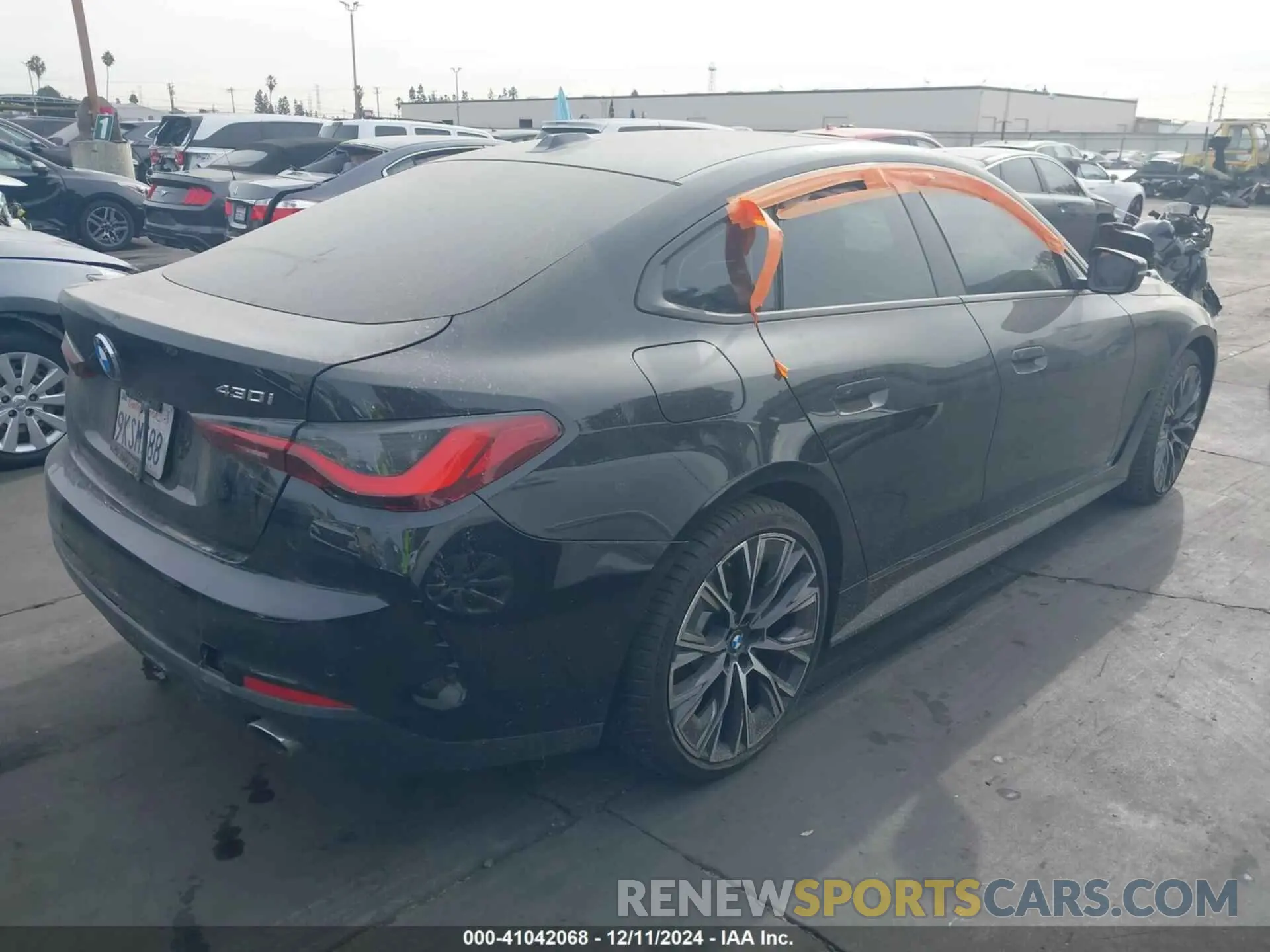 4 fotografías del automóvil dañado WBA63AV04RFS28722 BMW 4 SERIES GRAN COUPE 2024