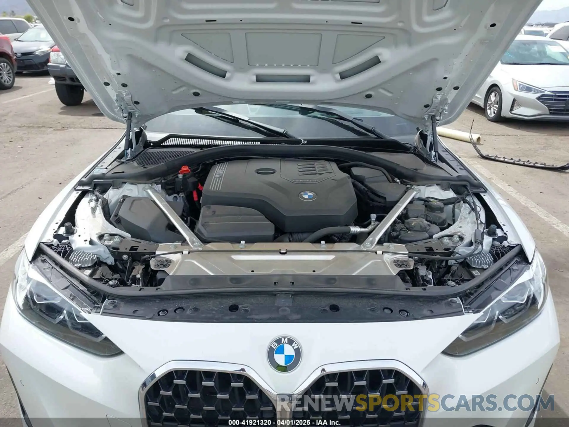 10 fotografías del automóvil dañado WBA63AV06RFR42142 BMW 4 SERIES GRAN COUPE 2024