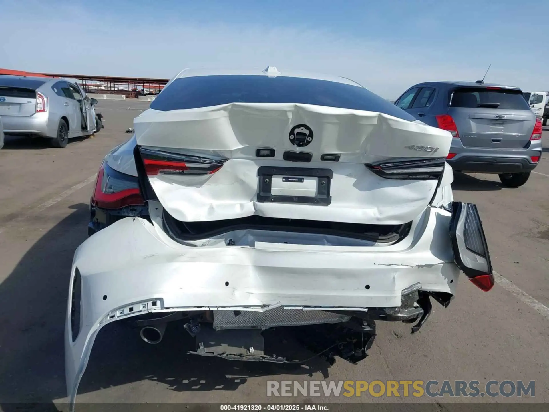 6 fotografías del automóvil dañado WBA63AV06RFR42142 BMW 4 SERIES GRAN COUPE 2024