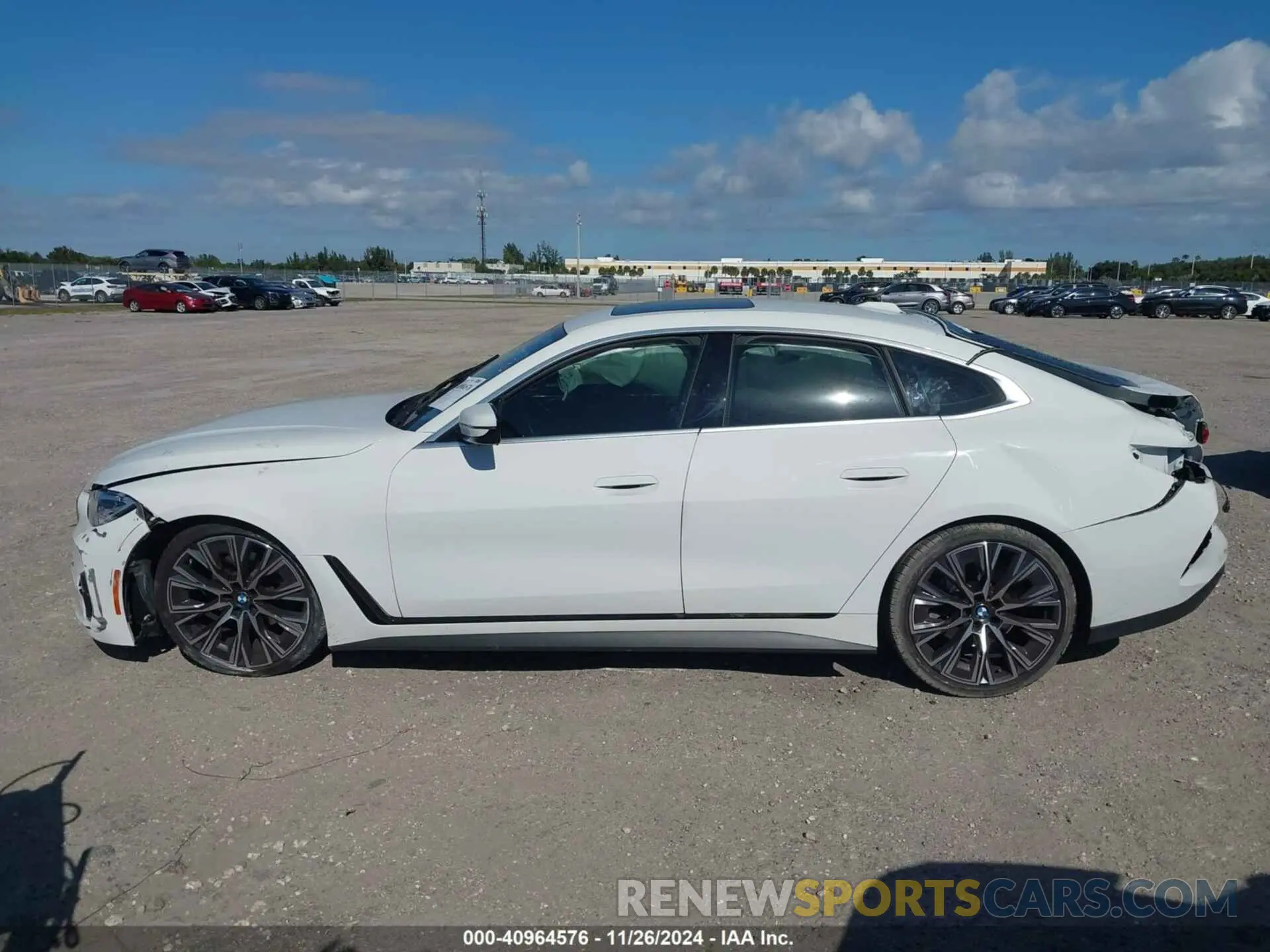 14 fotografías del automóvil dañado WBA63AV08RFR05318 BMW 4 SERIES GRAN COUPE 2024