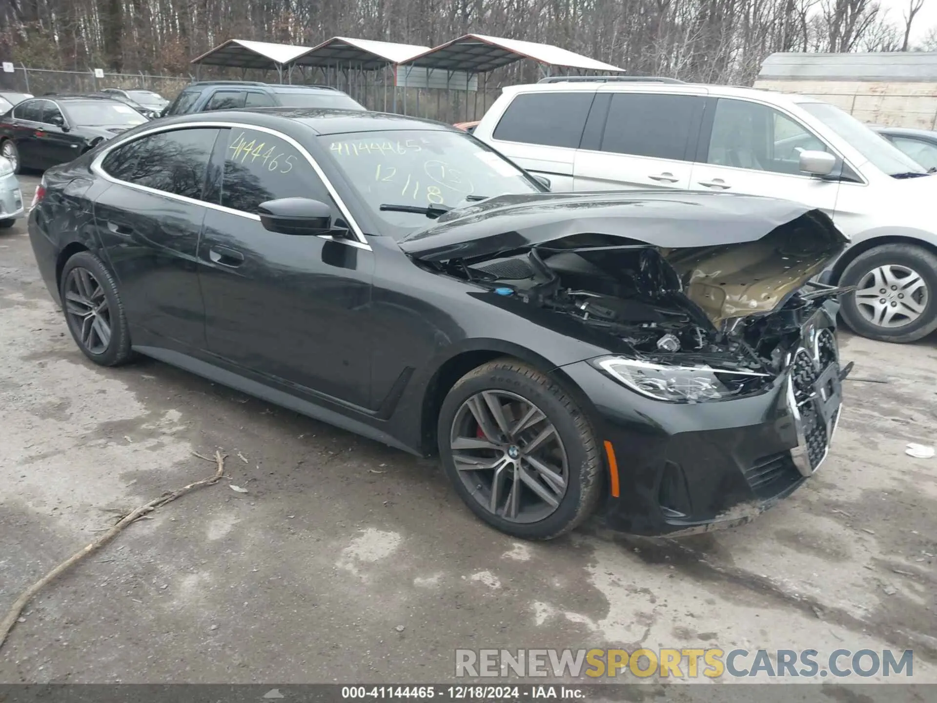 1 fotografías del automóvil dañado WBA73AV05RFS35389 BMW 4 SERIES GRAN COUPE 2024