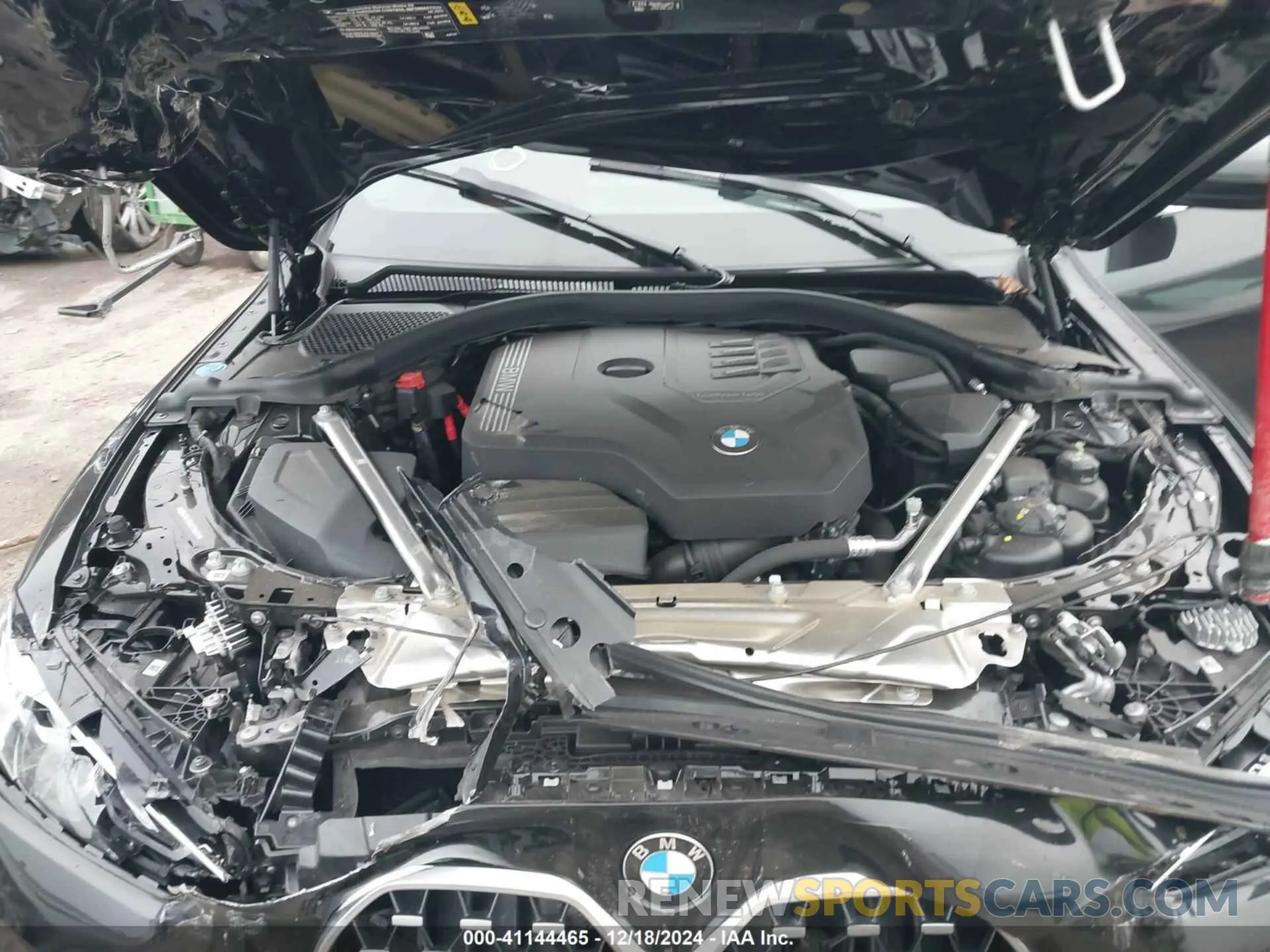 10 fotografías del automóvil dañado WBA73AV05RFS35389 BMW 4 SERIES GRAN COUPE 2024