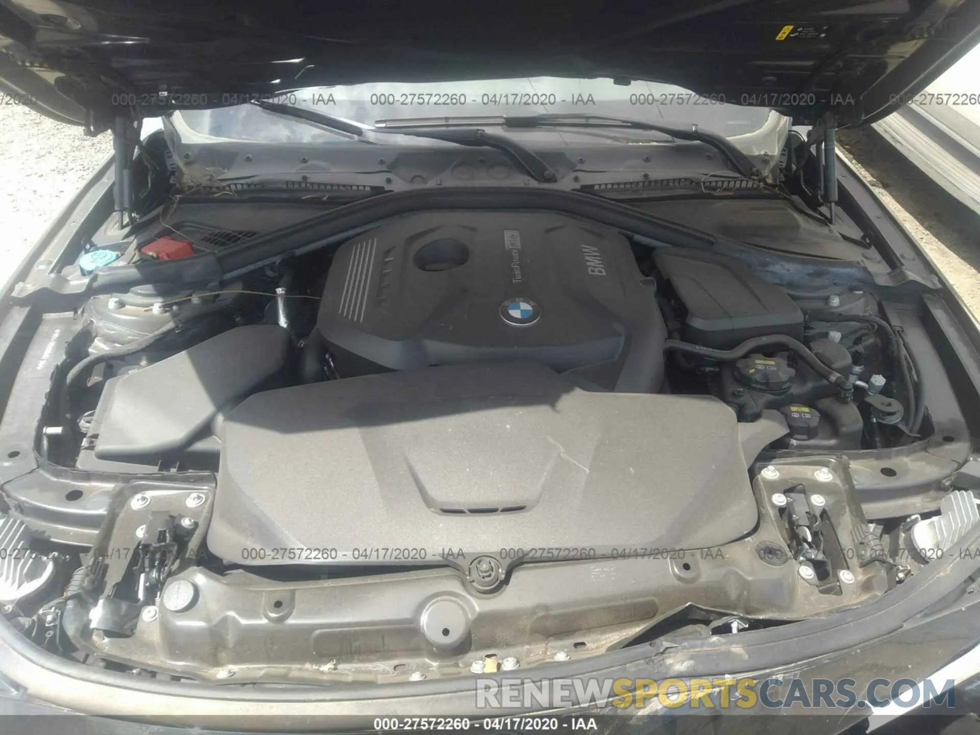 10 fotografías del automóvil dañado WBA4J1C50KBU67385 BMW 430I 2019