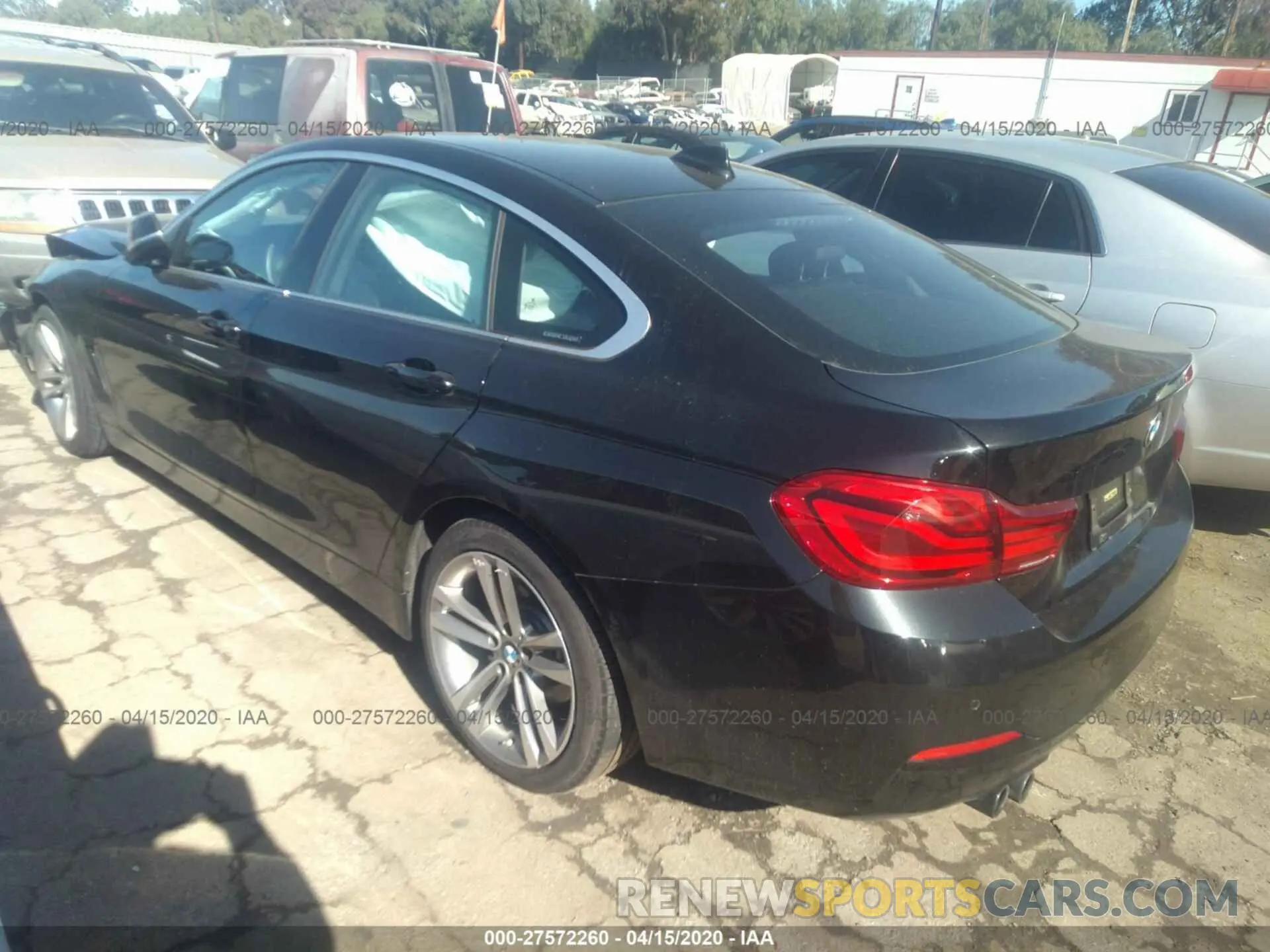 3 fotografías del automóvil dañado WBA4J1C50KBU67385 BMW 430I 2019