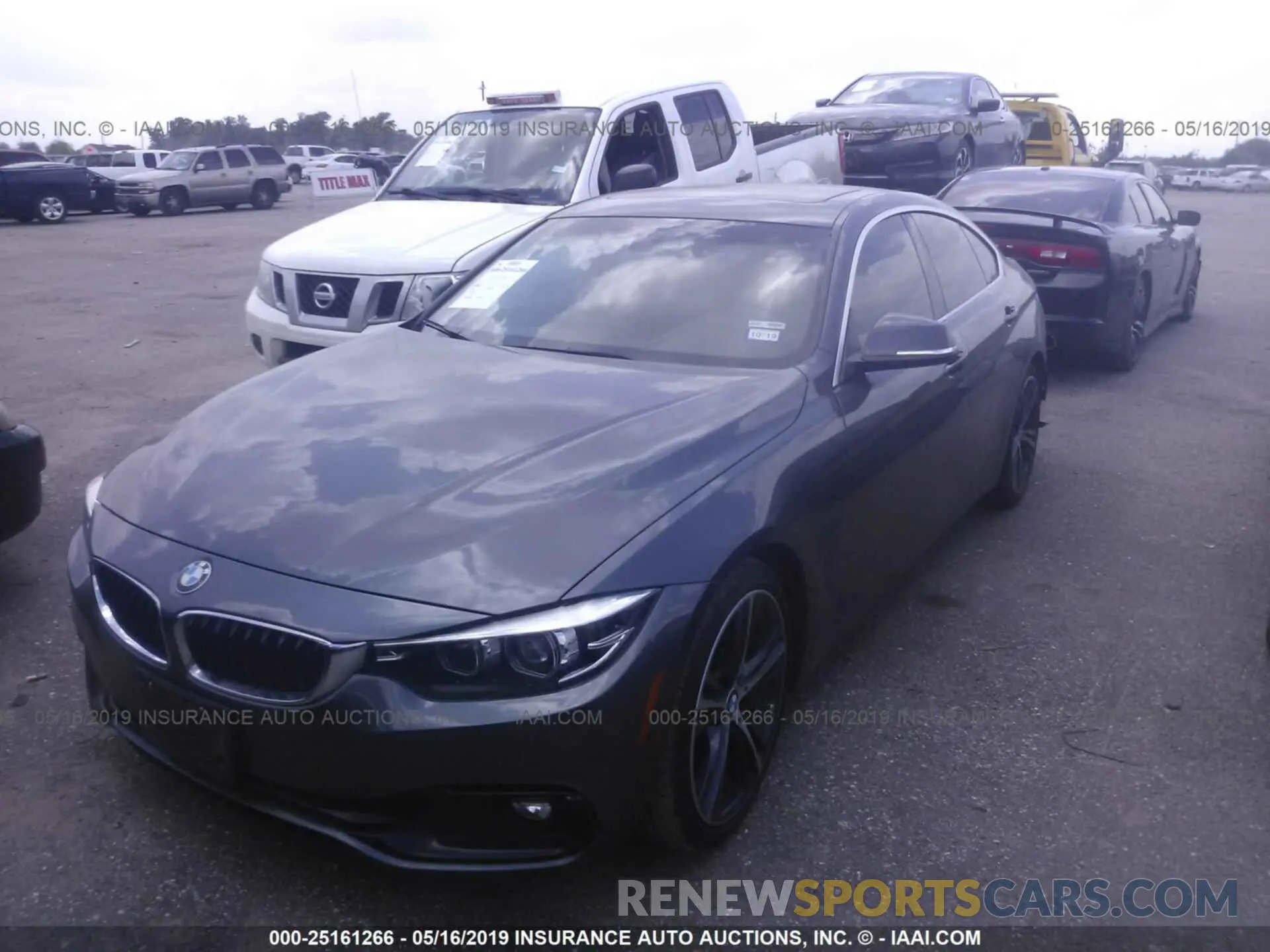 2 fotografías del automóvil dañado WBA4J1C51KBM12511 BMW 430I 2019