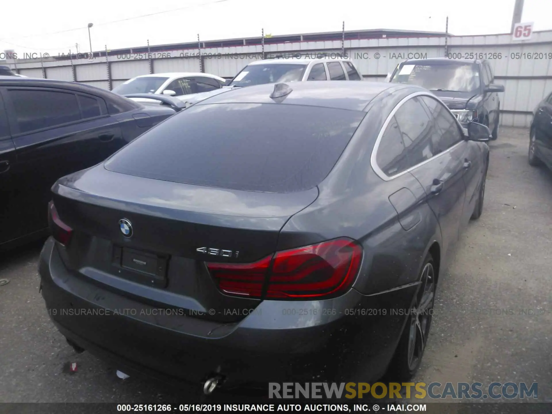 4 fotografías del automóvil dañado WBA4J1C51KBM12511 BMW 430I 2019