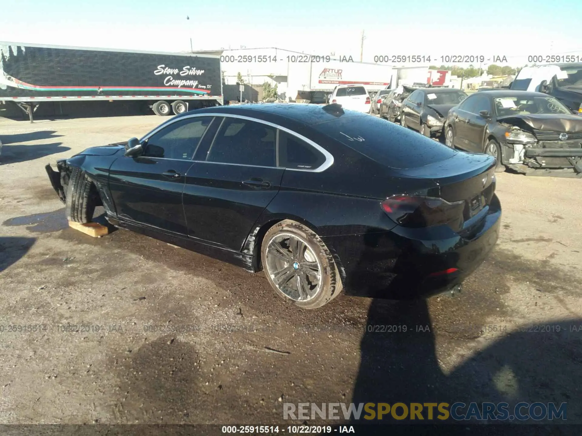 3 fotografías del automóvil dañado WBA4J1C56KBM16098 BMW 430I 2019