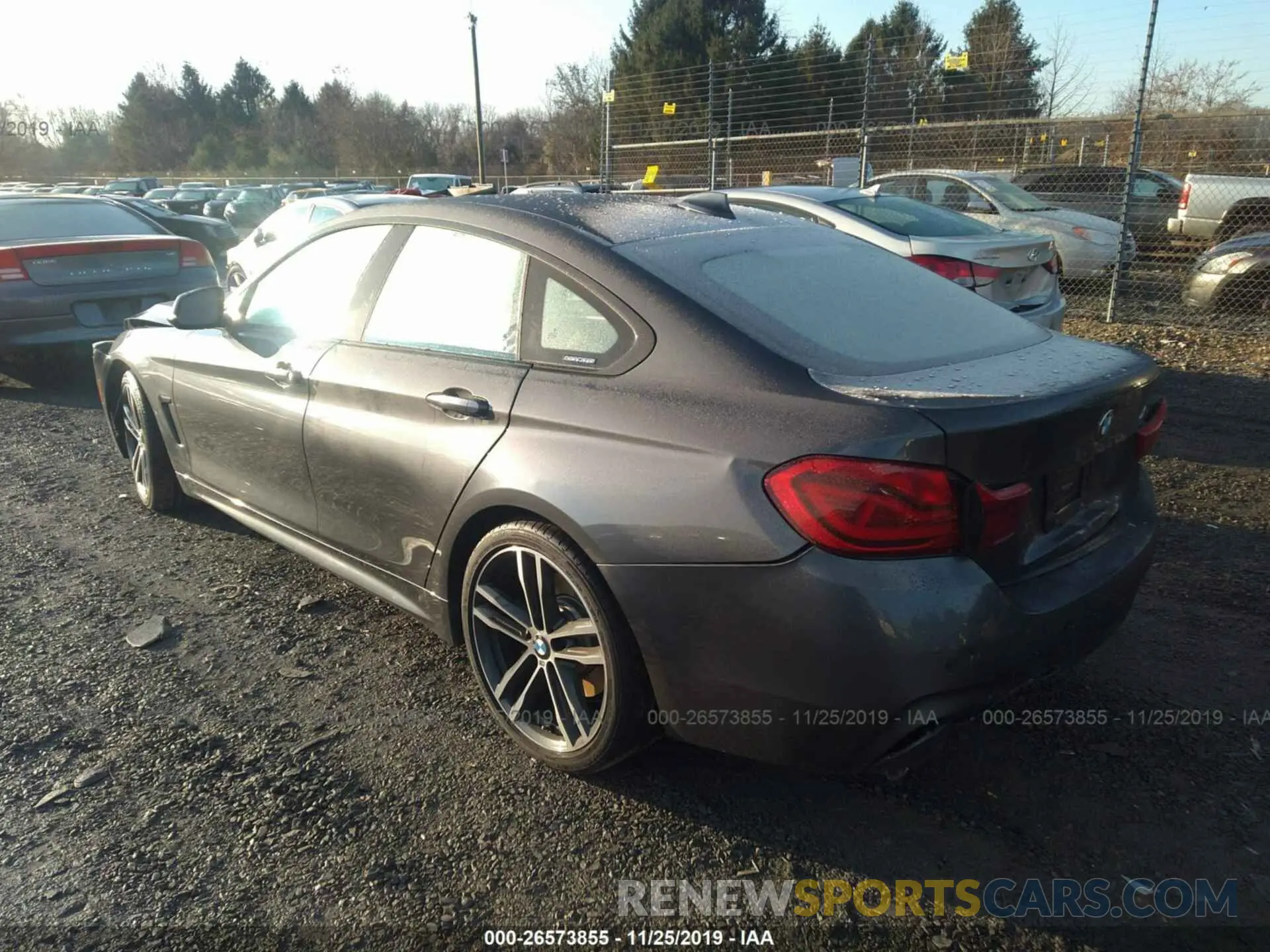 3 fotografías del automóvil dañado WBA4J1C56KBM17168 BMW 430I 2019