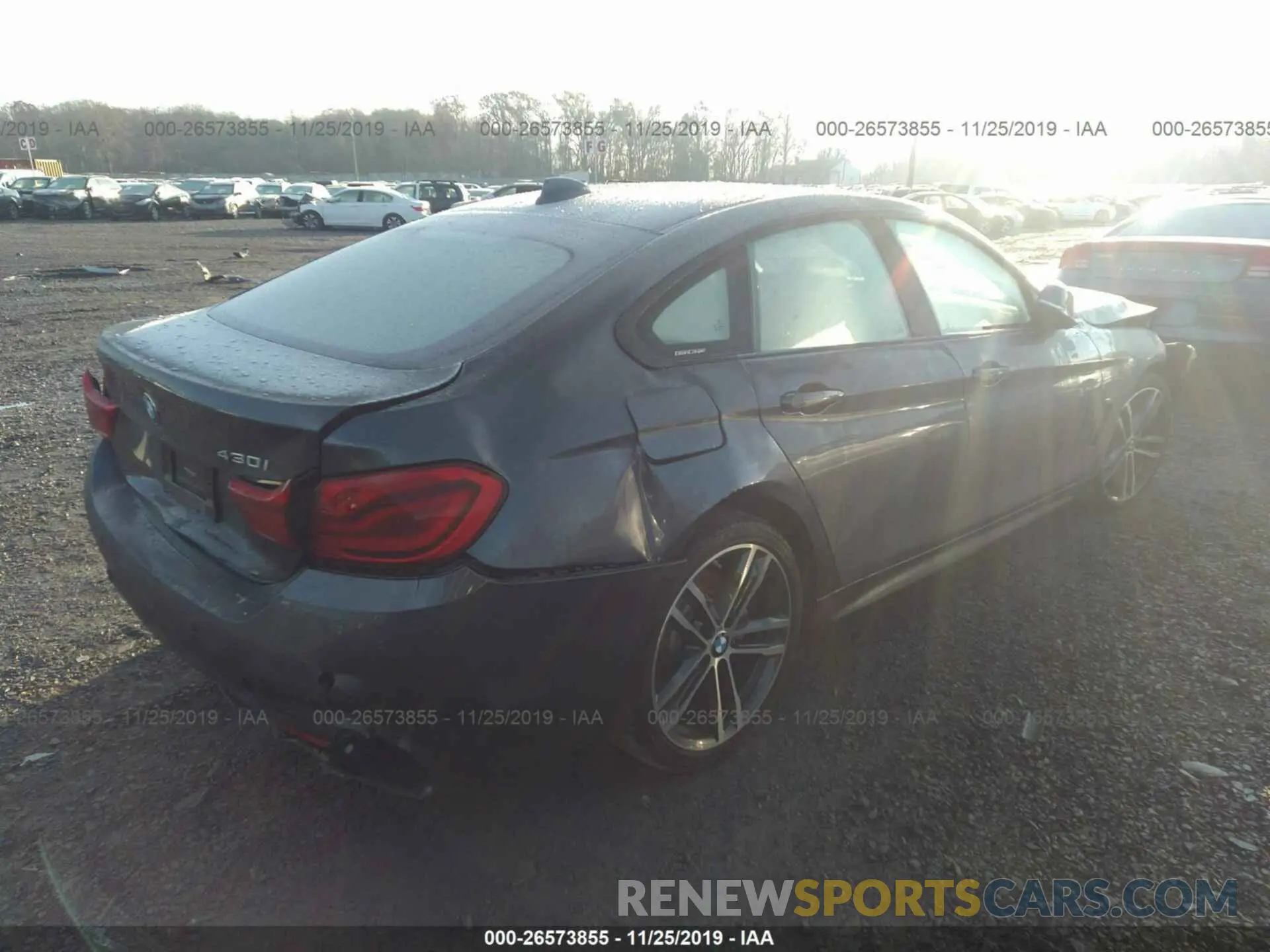 4 fotografías del automóvil dañado WBA4J1C56KBM17168 BMW 430I 2019