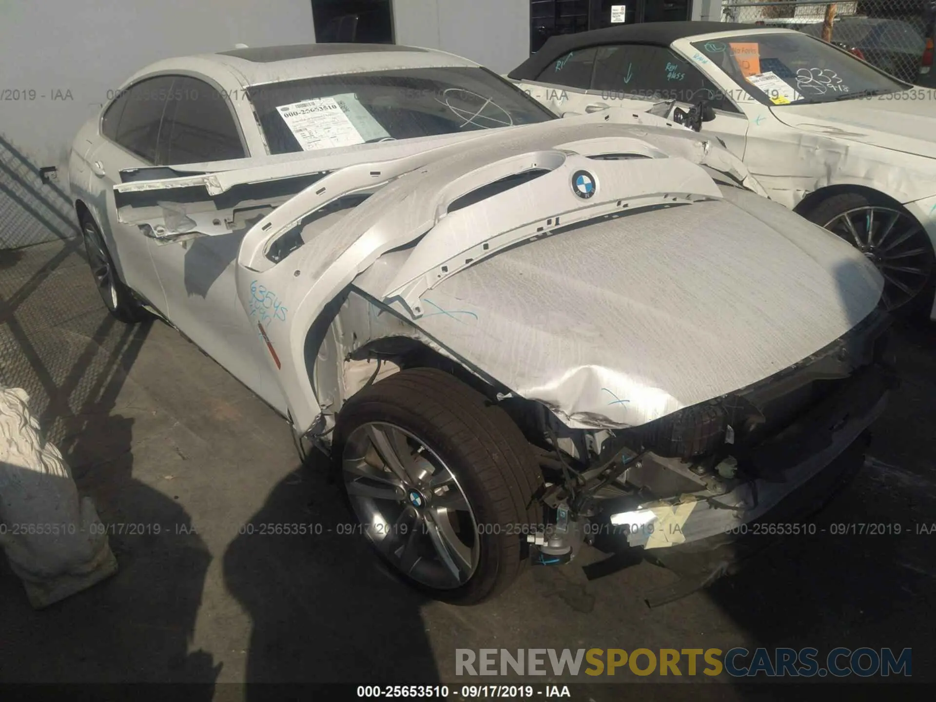 1 fotografías del automóvil dañado WBA4J1C56KBM18174 BMW 430I 2019