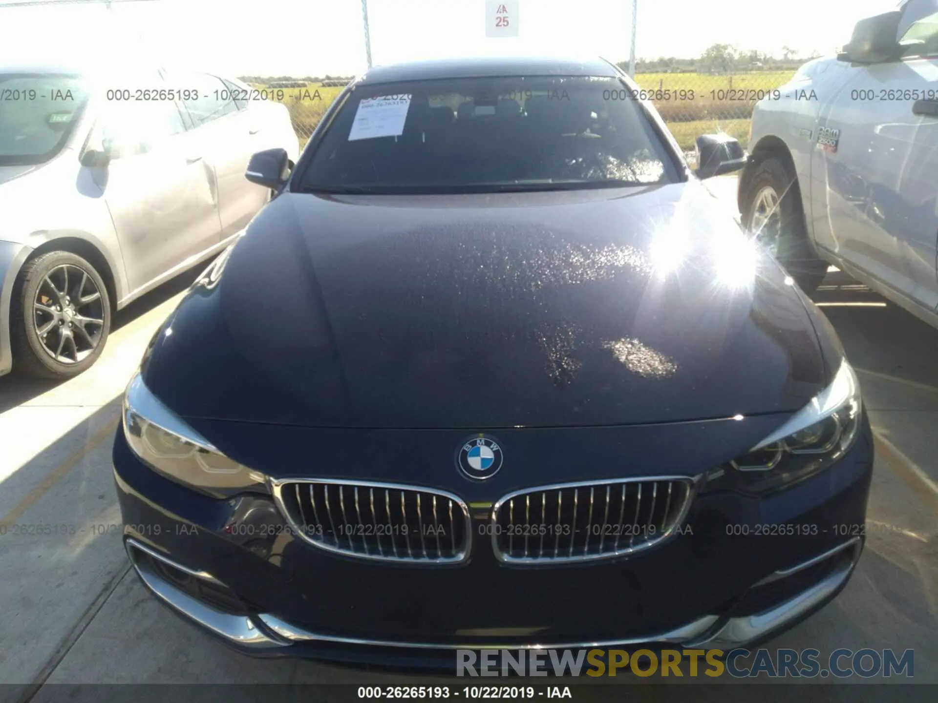 6 fotografías del automóvil dañado WBA4J1C57KBM12318 BMW 430I 2019