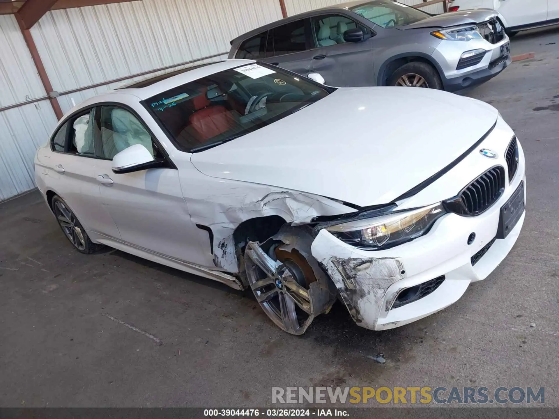 1 fotografías del automóvil dañado WBA4J1C58KBM18161 BMW 430I 2019