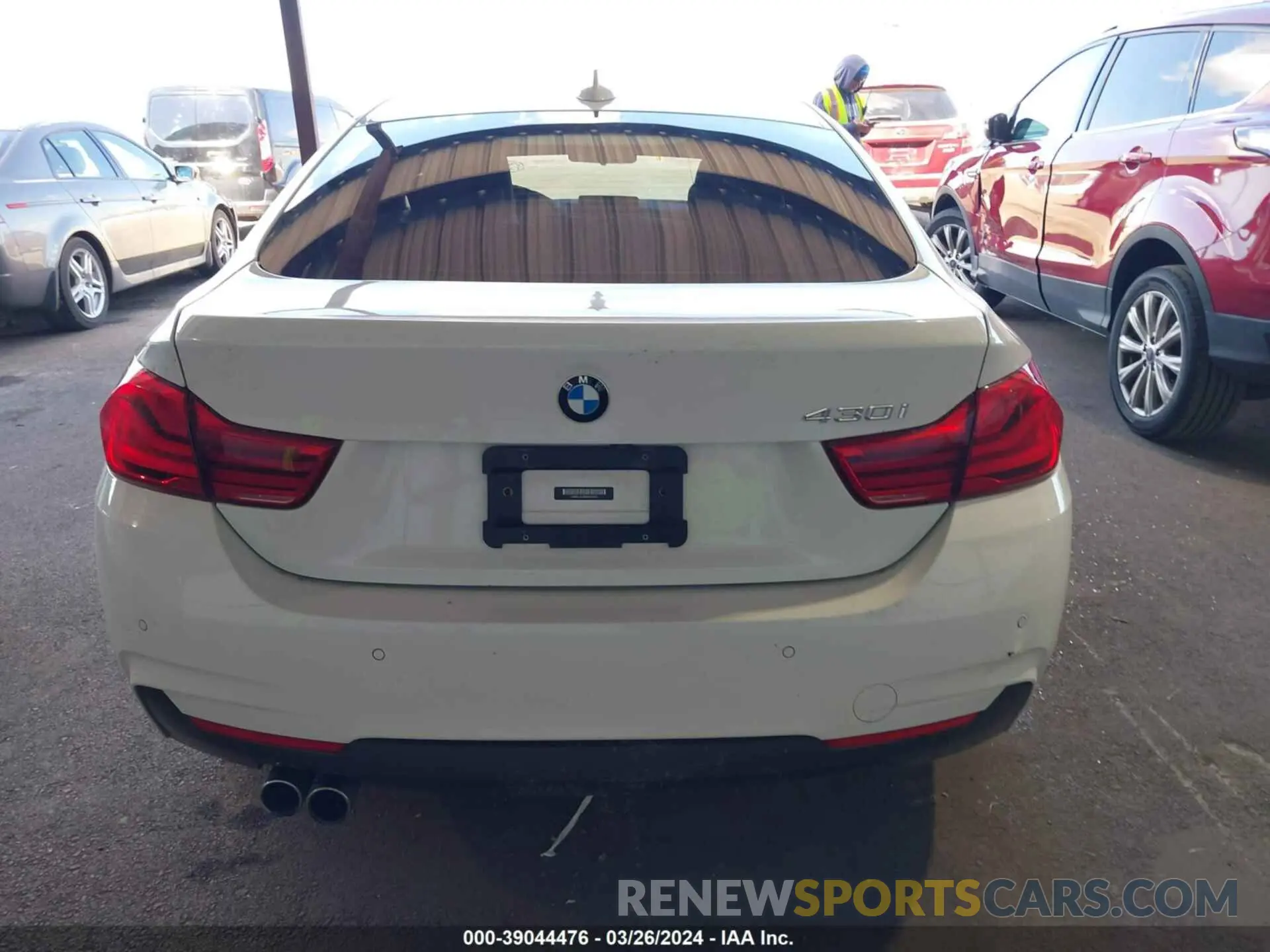 16 fotografías del automóvil dañado WBA4J1C58KBM18161 BMW 430I 2019