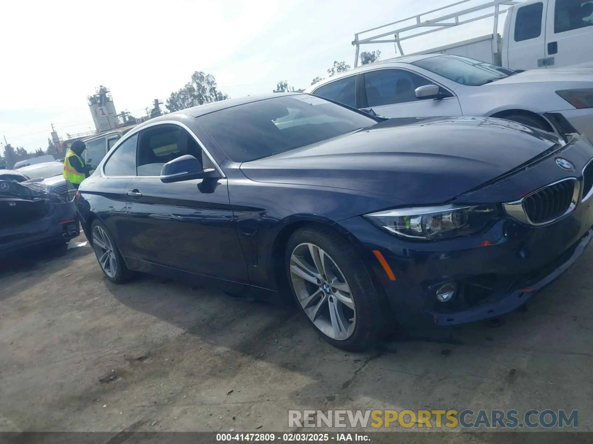 12 fotografías del automóvil dañado WBA4W3C52KAF92233 BMW 430I 2019