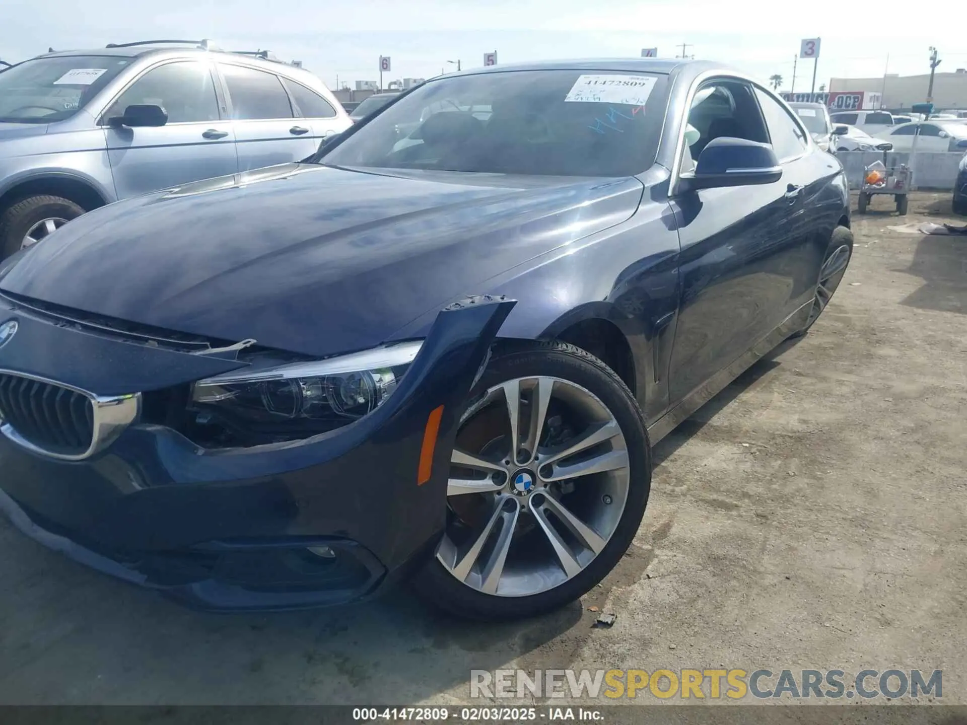 6 fotografías del automóvil dañado WBA4W3C52KAF92233 BMW 430I 2019