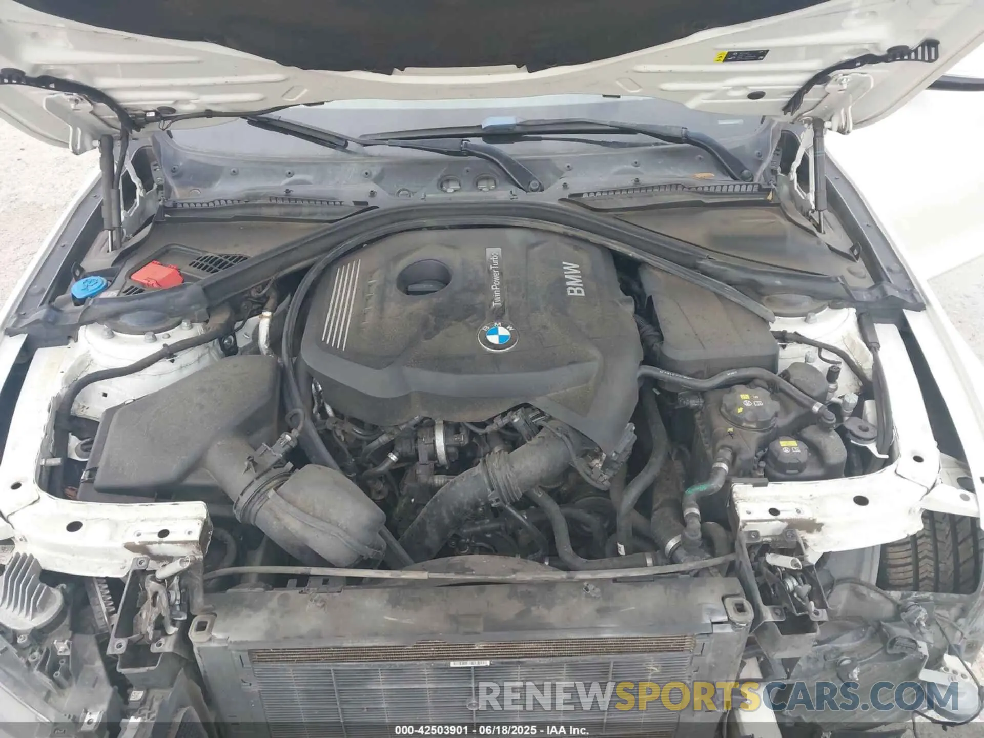 10 fotografías del automóvil dañado WBA4W3C53KAF91589 BMW 430I 2019