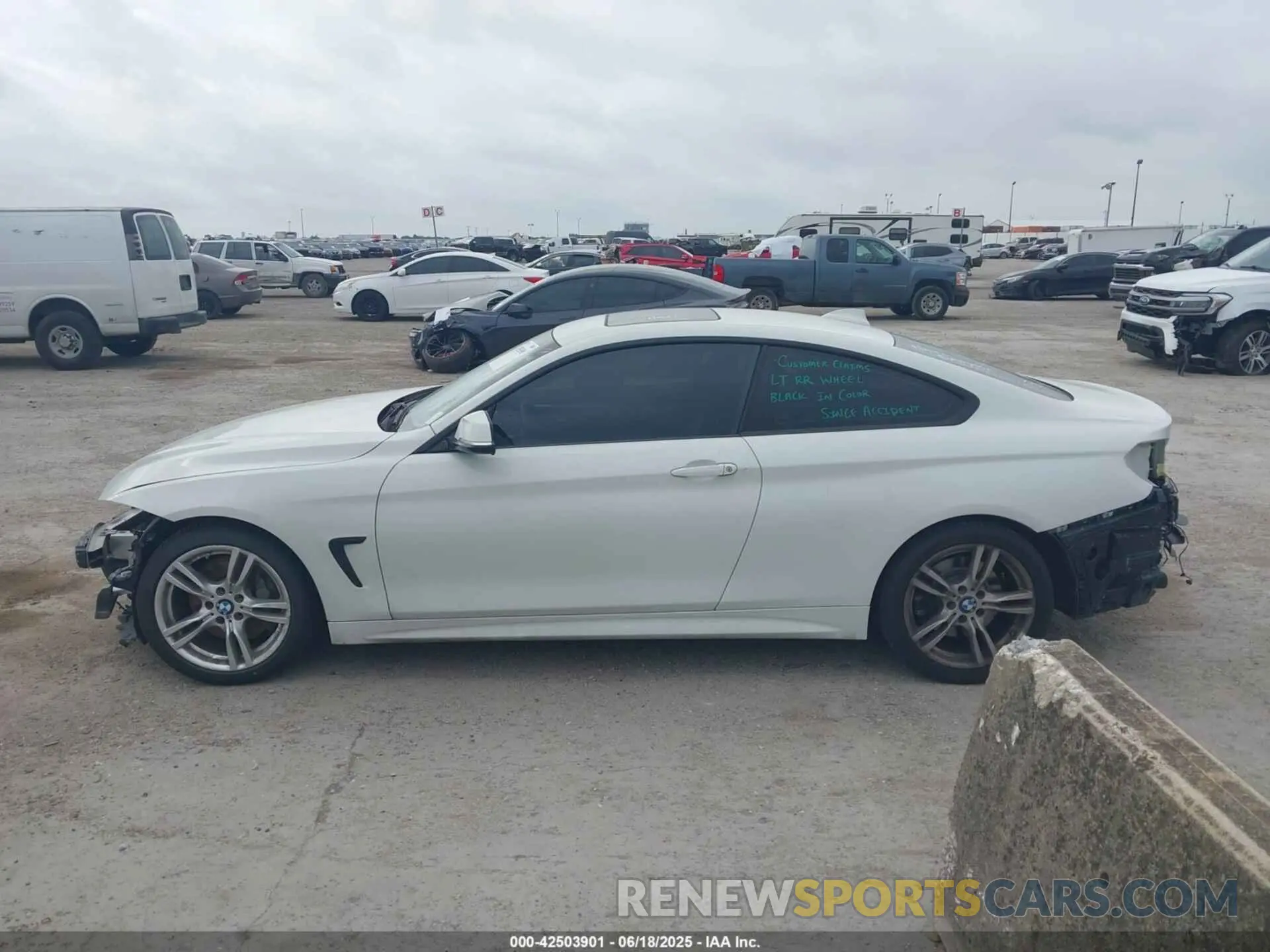 15 fotografías del automóvil dañado WBA4W3C53KAF91589 BMW 430I 2019