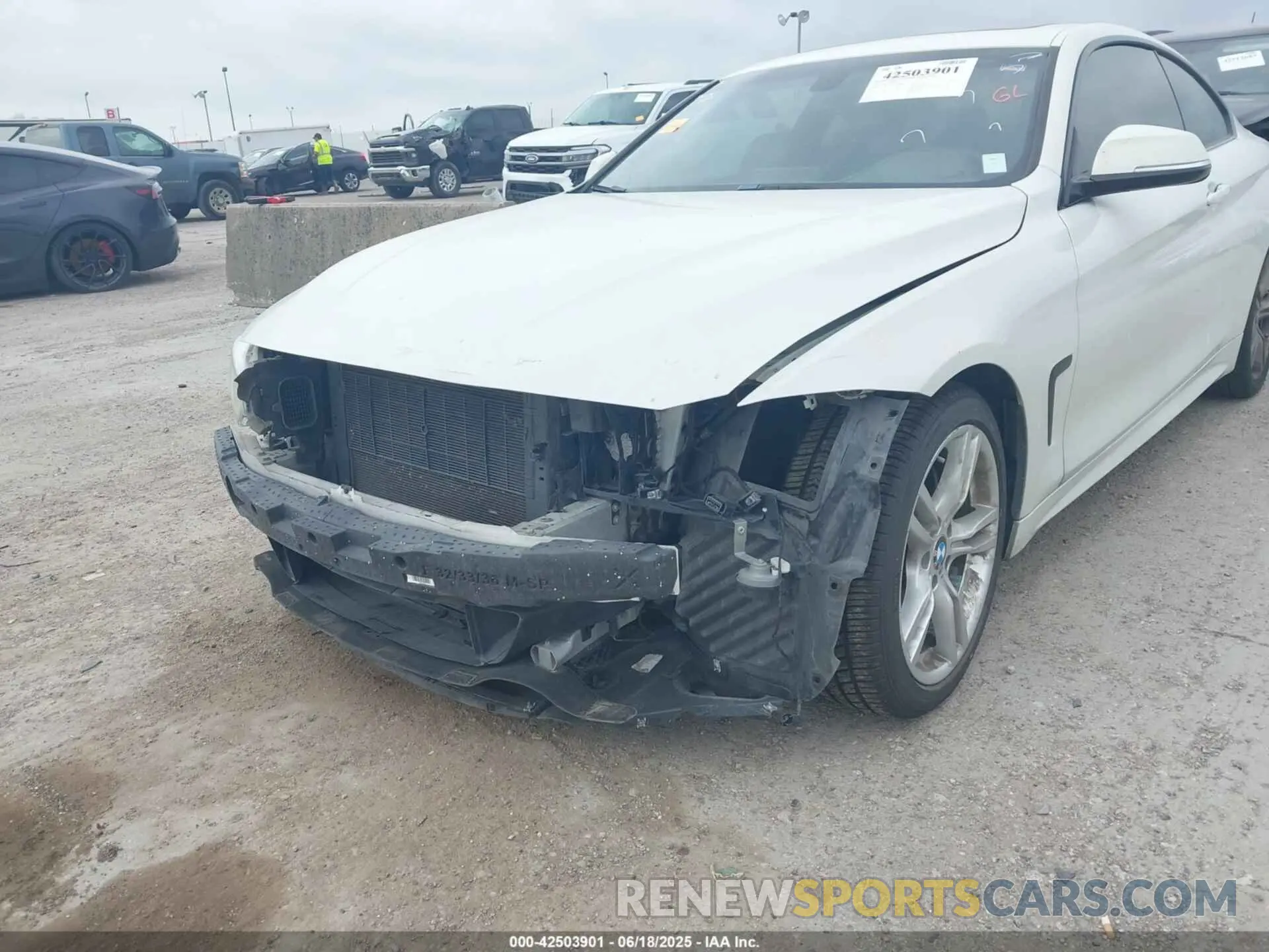 6 fotografías del automóvil dañado WBA4W3C53KAF91589 BMW 430I 2019