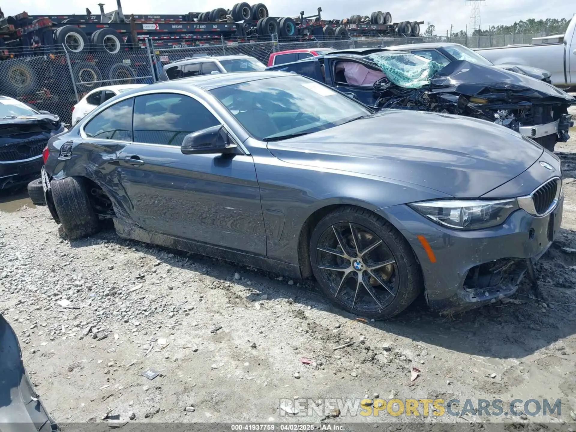 1 fotografías del automóvil dañado WBA4W3C53KAF92600 BMW 430I 2019