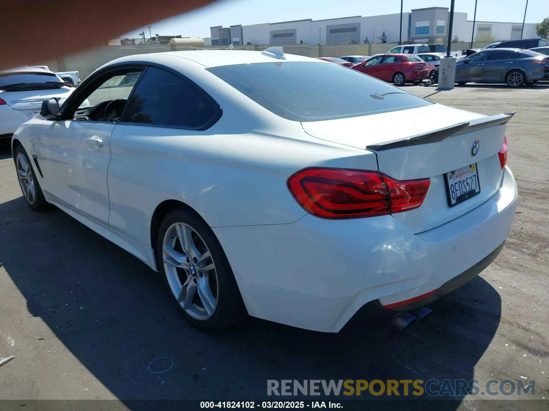 3 fotografías del automóvil dañado WBA4W3C55KAF91660 BMW 430I 2019