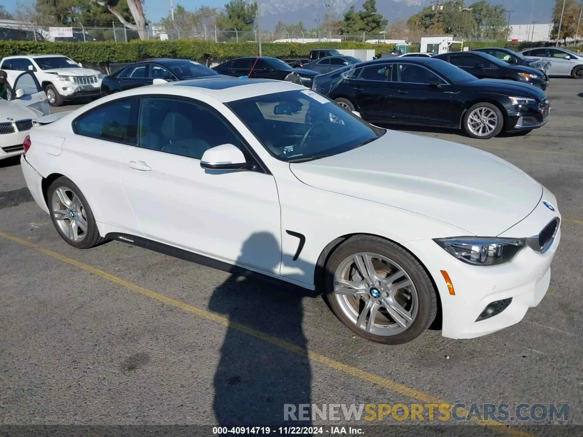 1 fotografías del automóvil dañado WBA4W3C58KAF91944 BMW 430I 2019