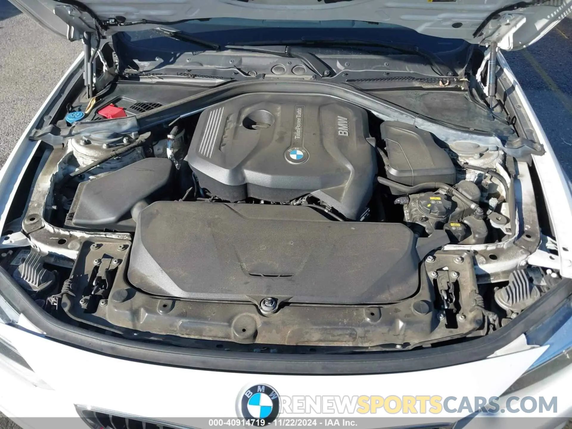 10 fotografías del automóvil dañado WBA4W3C58KAF91944 BMW 430I 2019