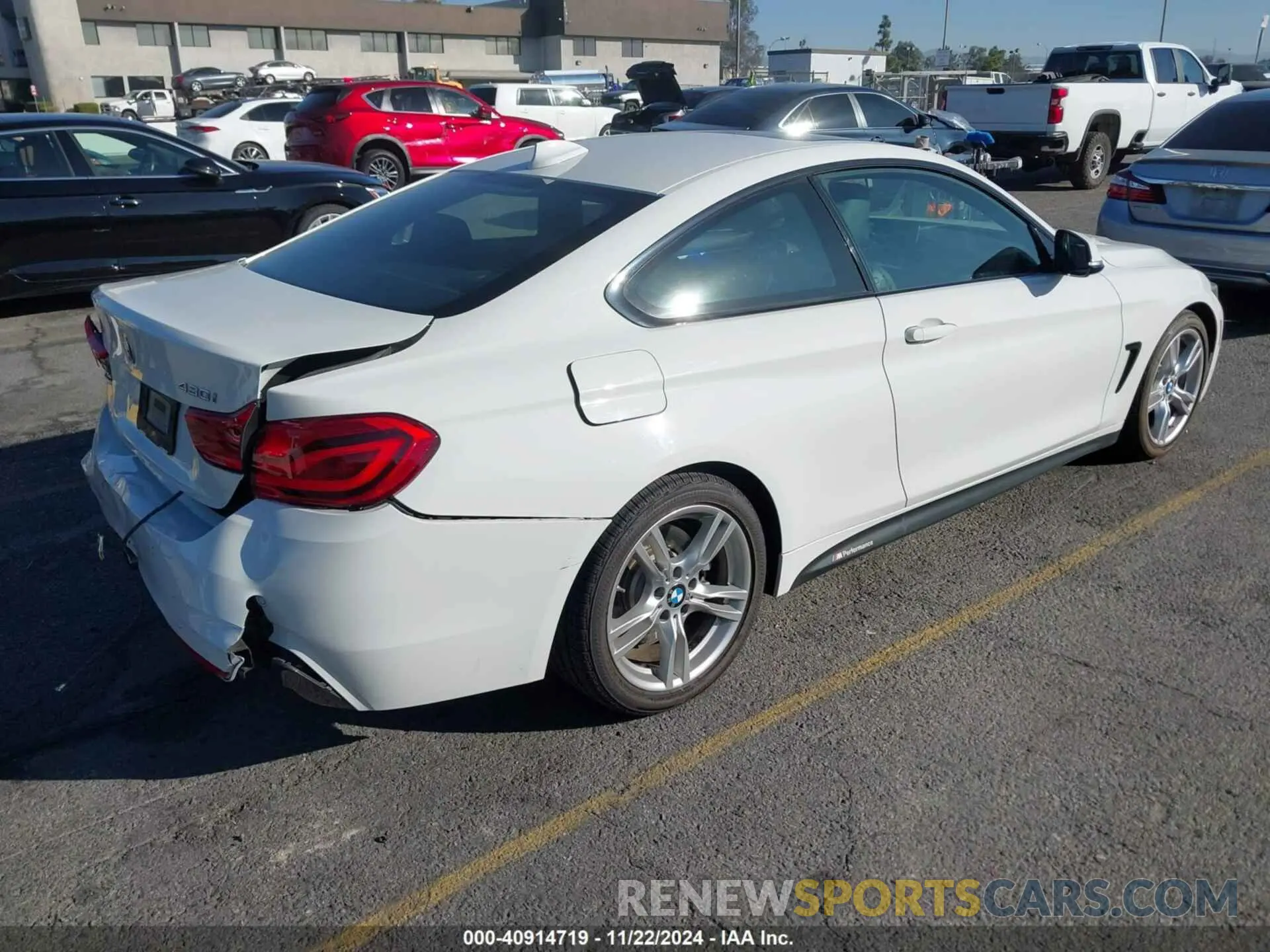 4 fotografías del automóvil dañado WBA4W3C58KAF91944 BMW 430I 2019