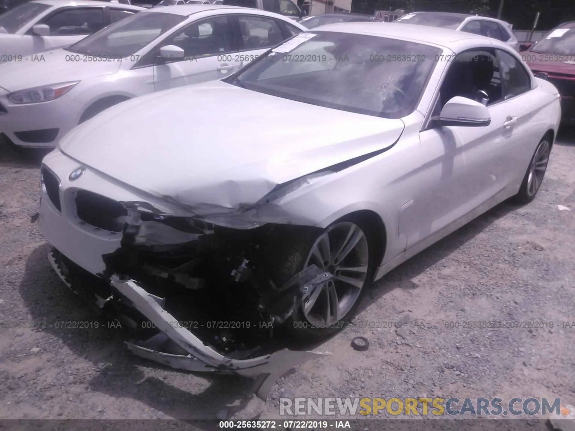 2 fotografías del automóvil dañado WBA4Z1C50KEE51715 BMW 430I 2019