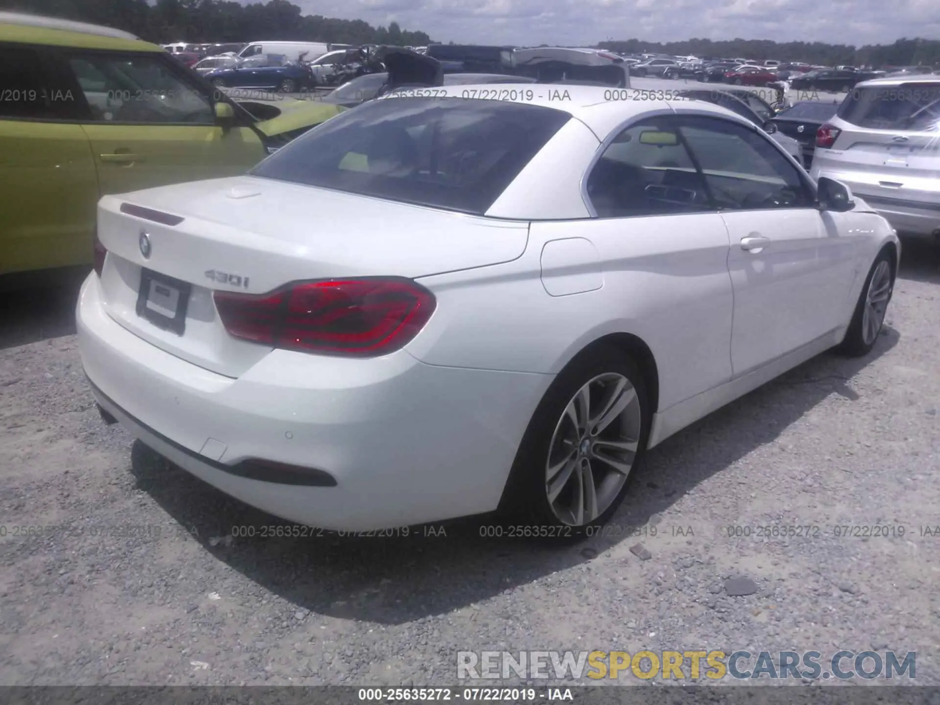 4 fotografías del automóvil dañado WBA4Z1C50KEE51715 BMW 430I 2019